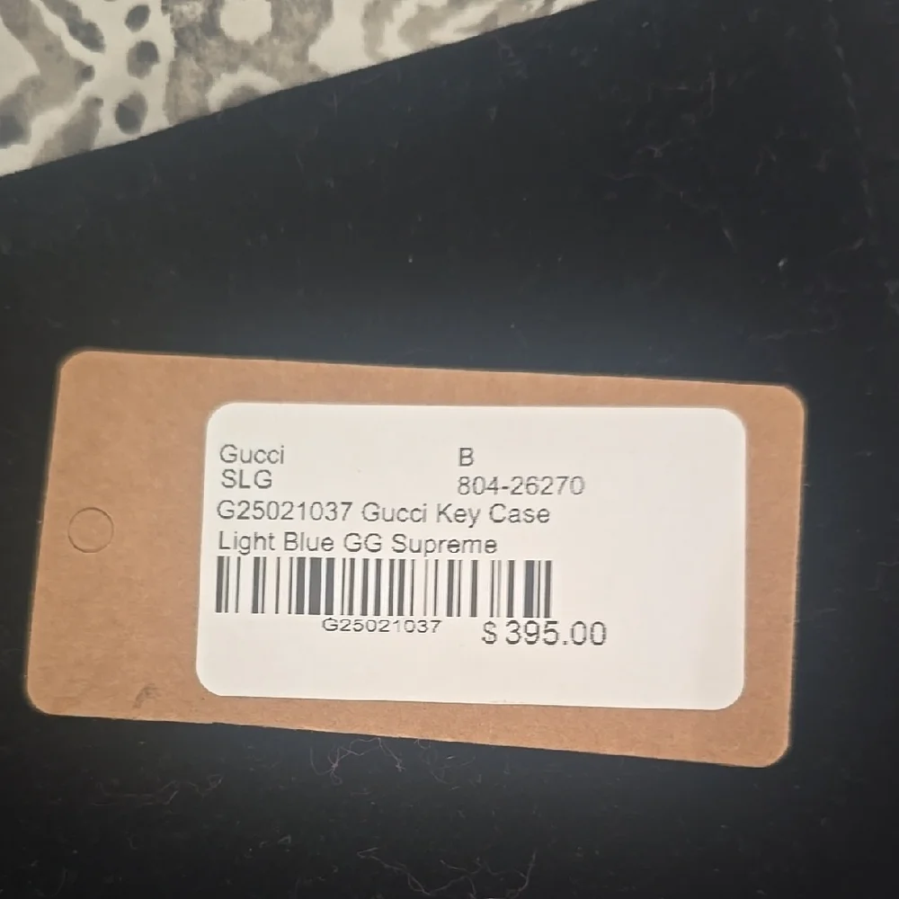 Gucci Blue and Tan Women's Key Wallet - Picture 3 of 5